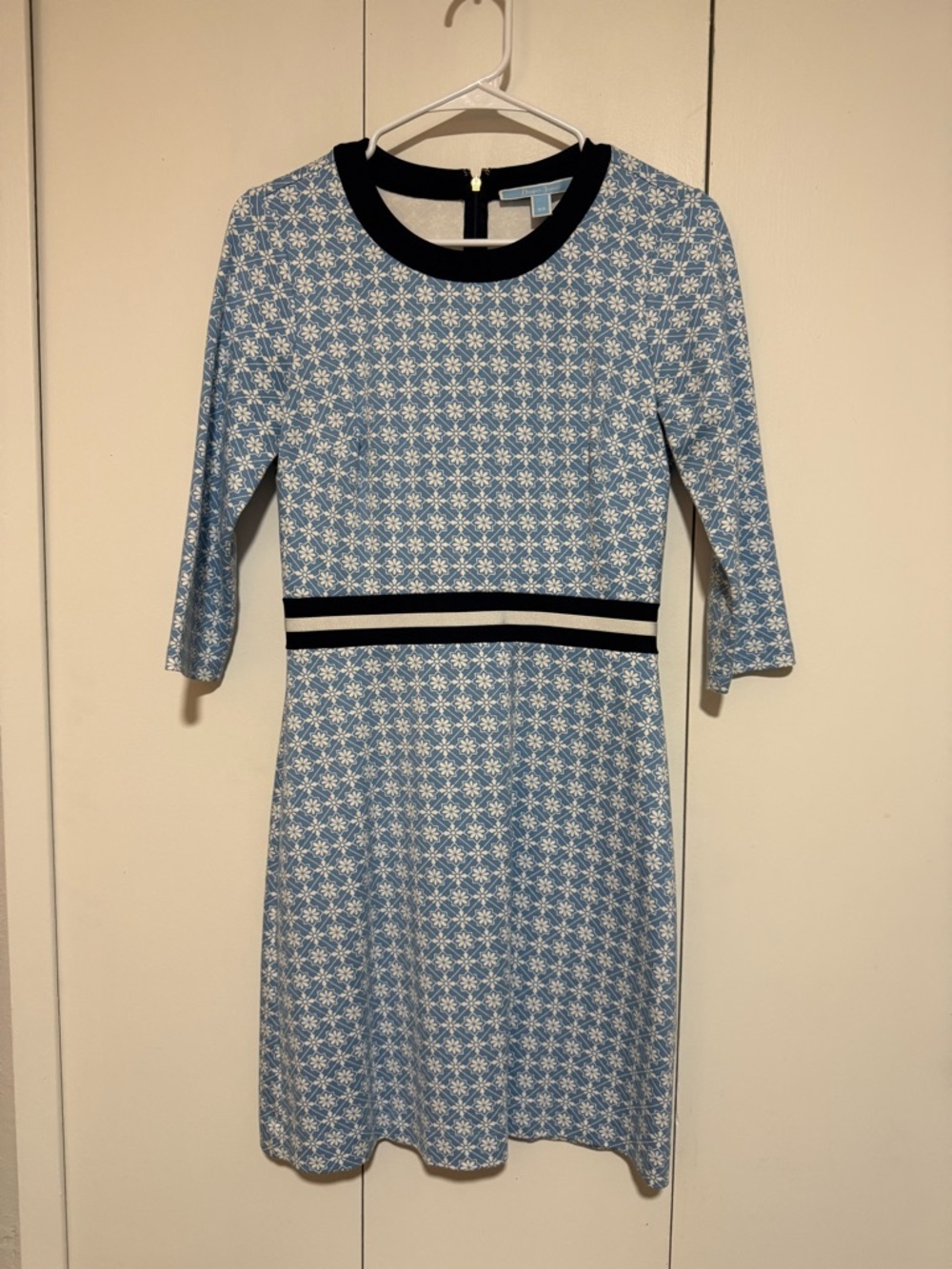 Draper James Honeycomb Floral Ponte Knit Dress size XS